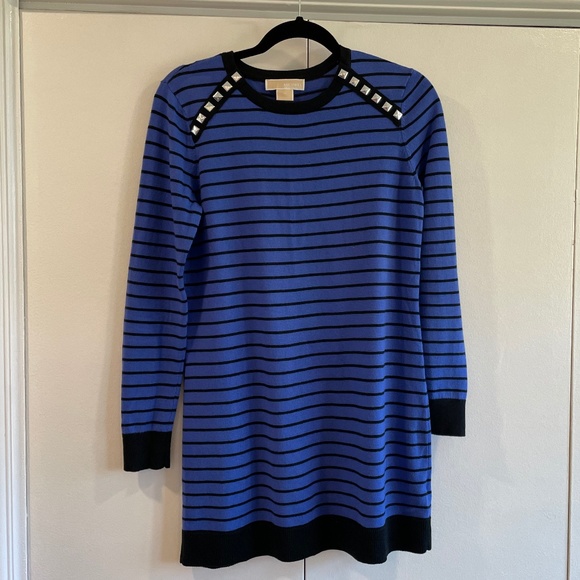 MICHAEL Michael Kors Dresses & Skirts - MICHAEL Michael Kors SWEATER DRESS royal blue and black 💙 🖤